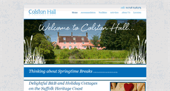 Desktop Screenshot of colstonhall.com