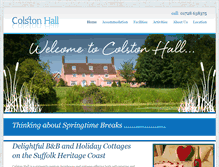 Tablet Screenshot of colstonhall.com