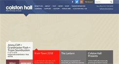 Desktop Screenshot of colstonhall.org