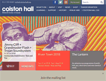 Tablet Screenshot of colstonhall.org